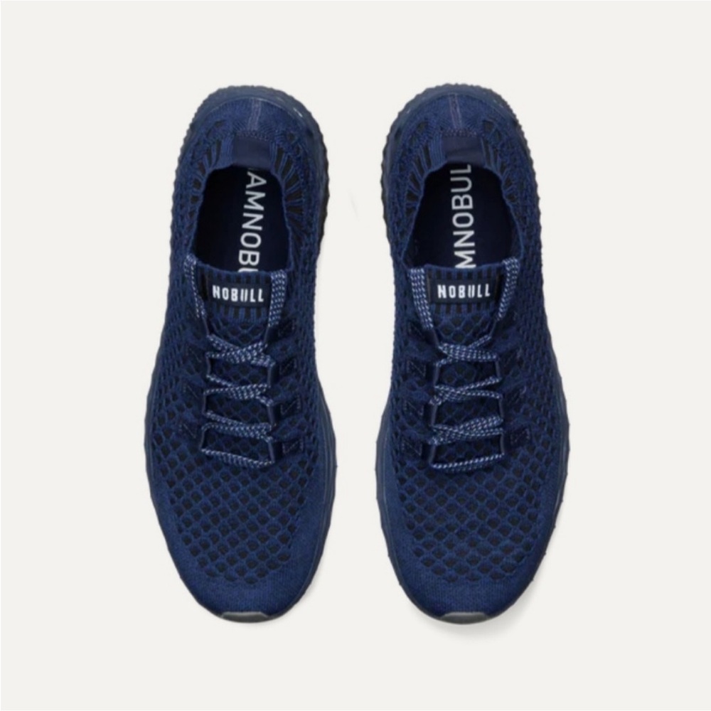 Nobull NOBULL Knit Running Shoes Midnight Navy Allday KnitSock Sneakers size 8.5 - Picture 2 of 13